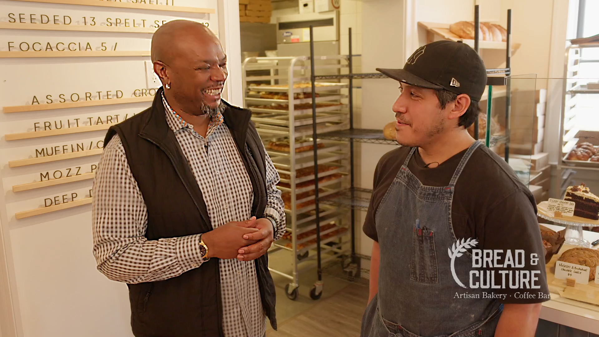 Chef Aaron McCargo Jr at Bread & Culture